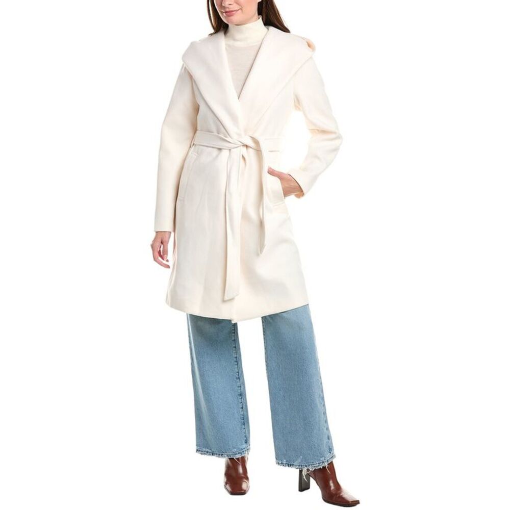Frye Womens Long Belted Coat